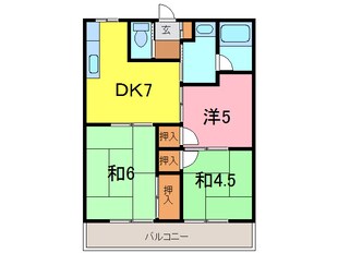 トモエハイツの物件間取画像